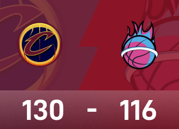 NBA战报：阿伦30分10板，骑士130-116逆转热火